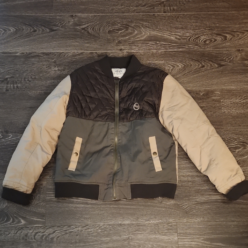 Men Y2K Jacket Ecko Unltd Puffer  Multicolor Size Small